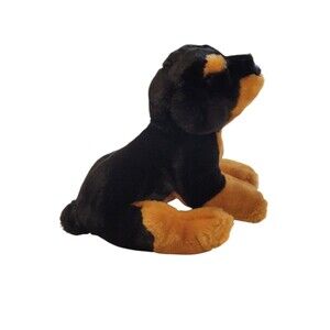 Animal Alley Rottweiler Puppy 12" Plush Black Brown Dog Stuffed Animal Toys R US